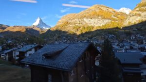 Vista de Zermatt desde la Gornergratbahn