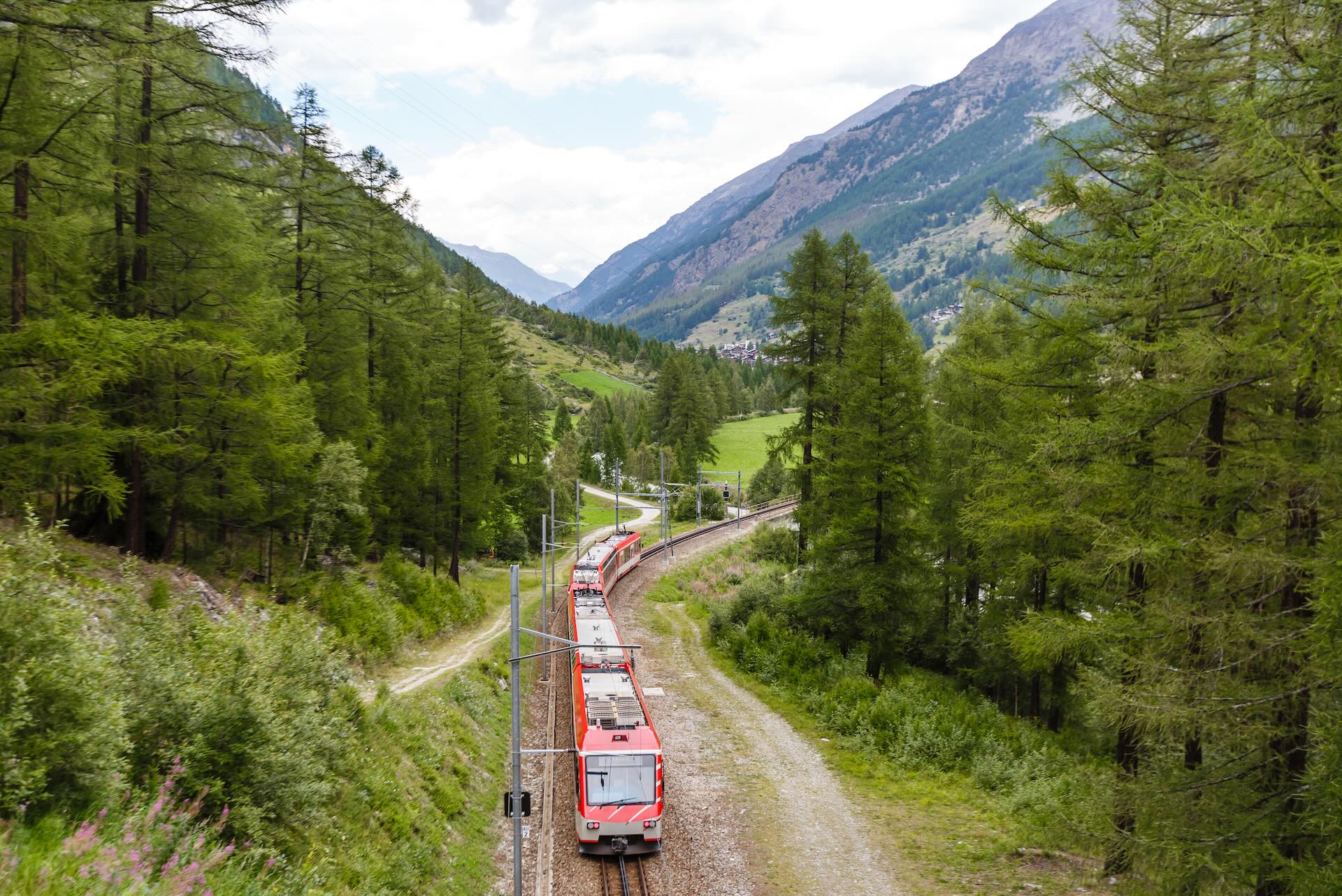 Tren en Suiza