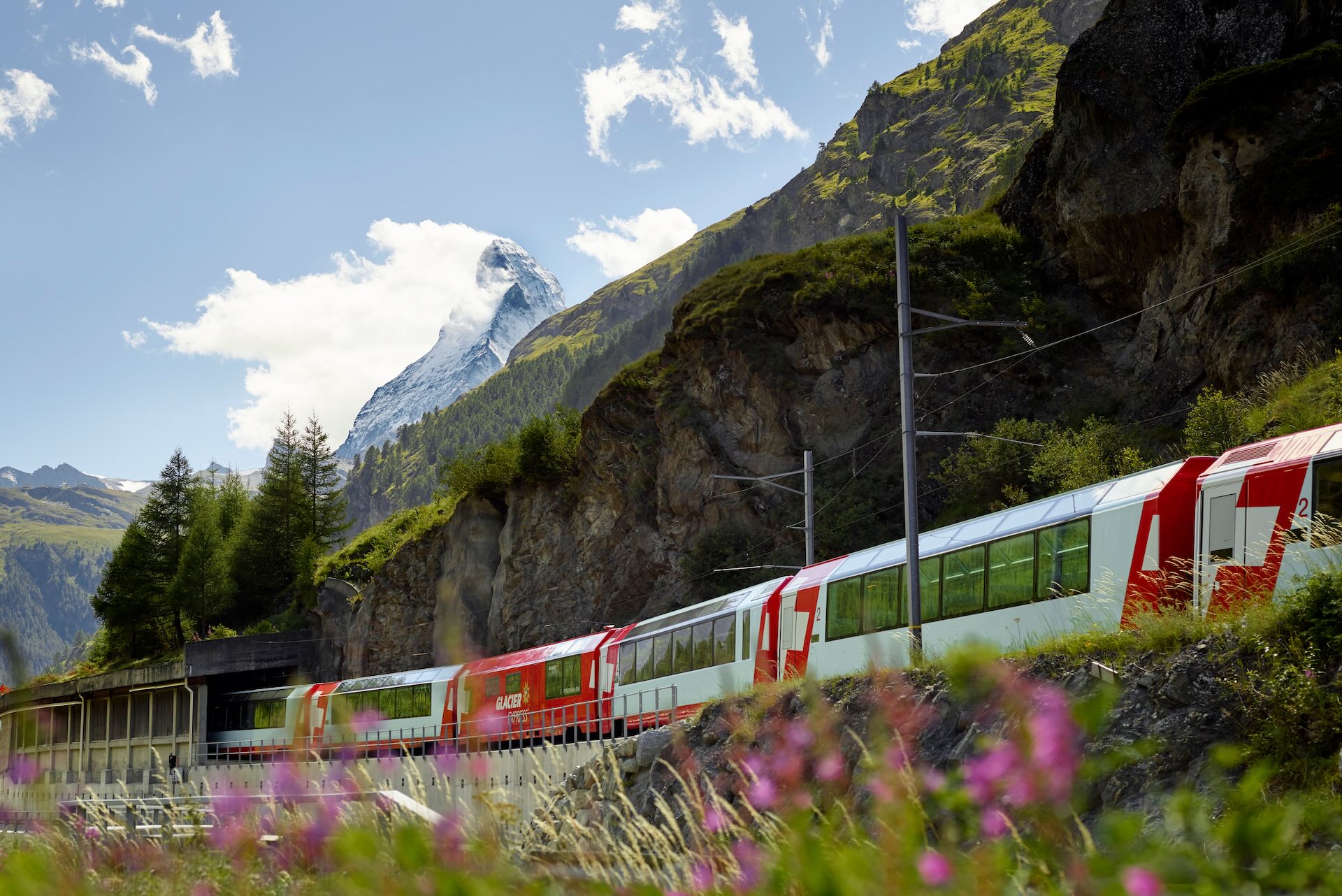 Glacier Express con Matterhorn