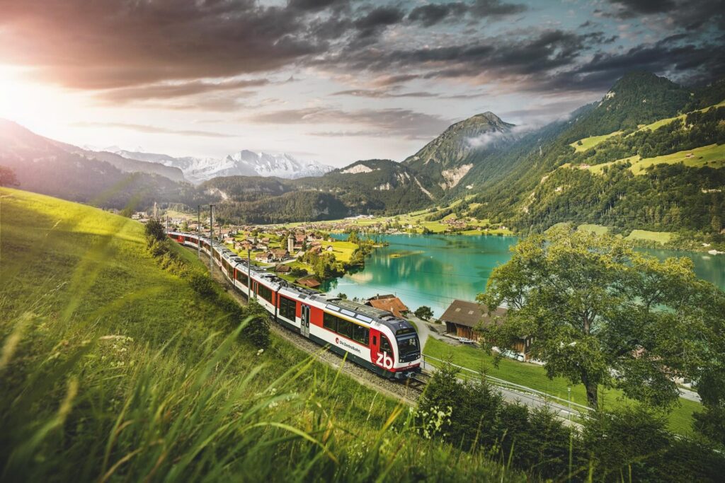 Suiza en tren
