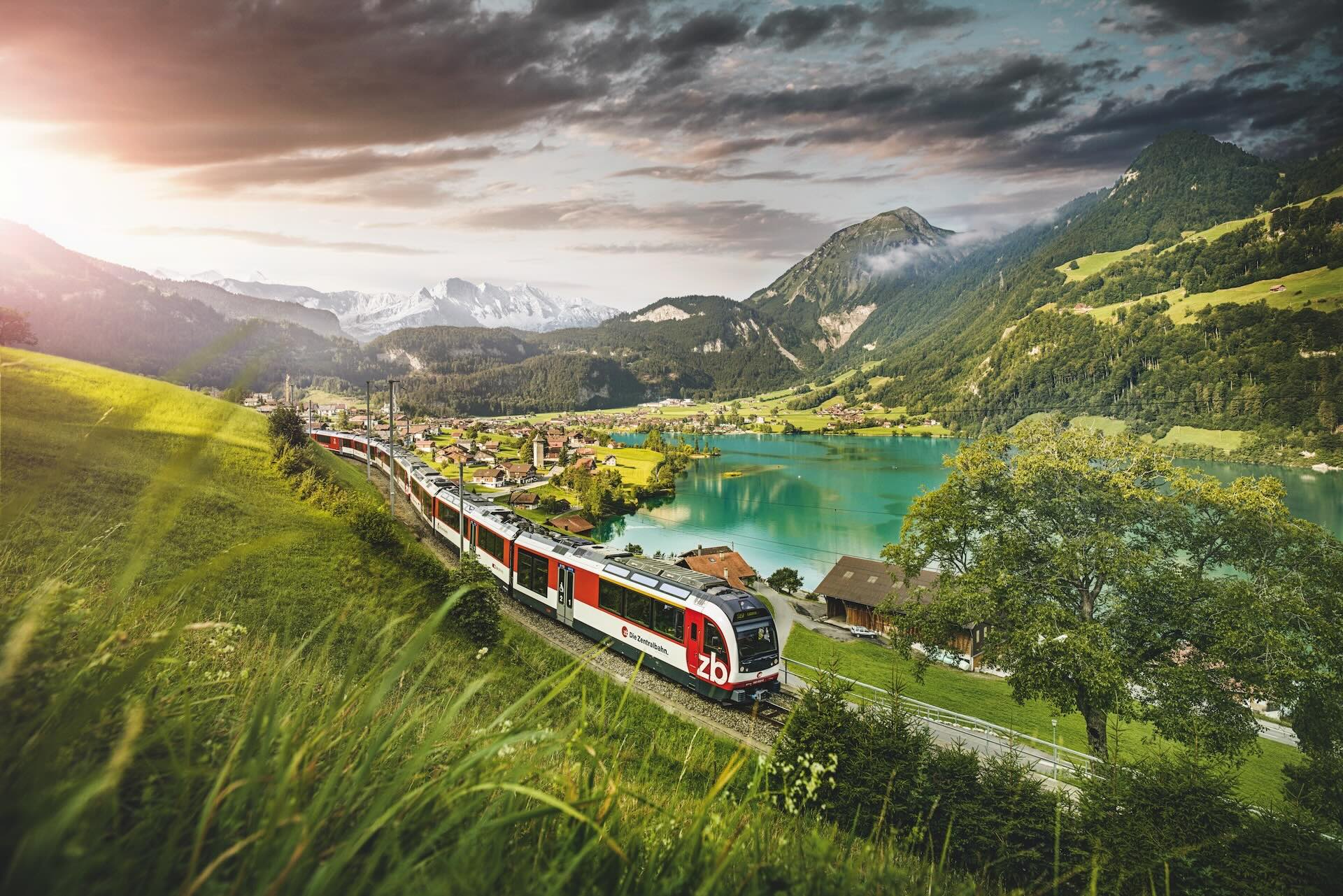 Suiza en tren